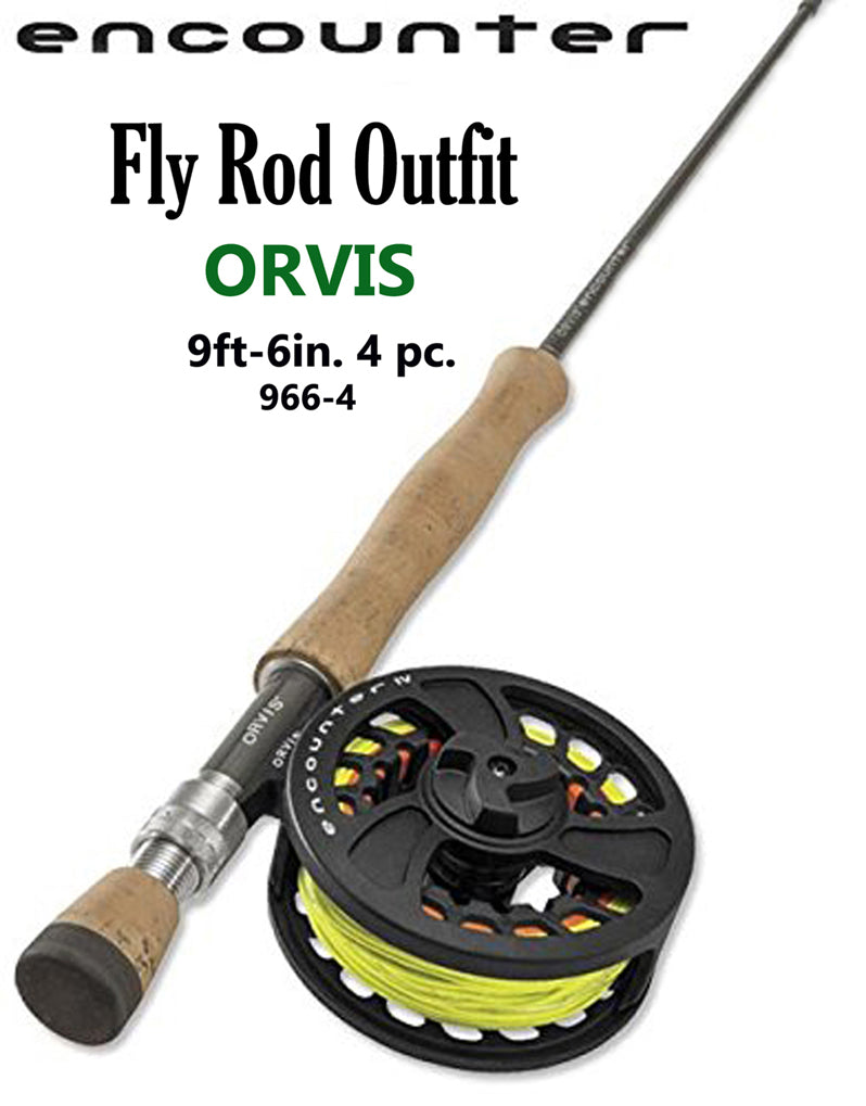 Fly Fishing Orvis Encounter Fly Rod Outfit 5,6,8 Weight Rod And